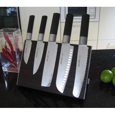 Магнитная подставка для ножей с облицовкой Felix (Германия), дуб - 1