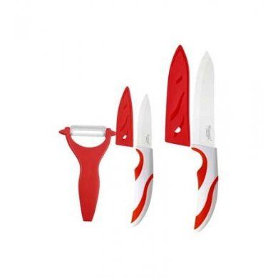 Набор керамических ножей Winner (Германия), 3 предмета, пластик - 1