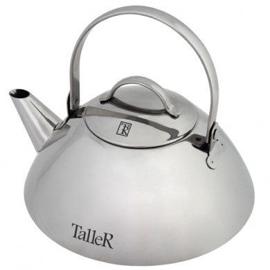 Чайник заварочный металлический Taller (Великобритания), 1 литр, нержавеющая сталь - 1