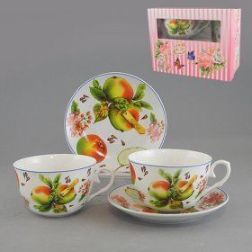 Чайный набор Яблоневый сад (), фарфор - 1