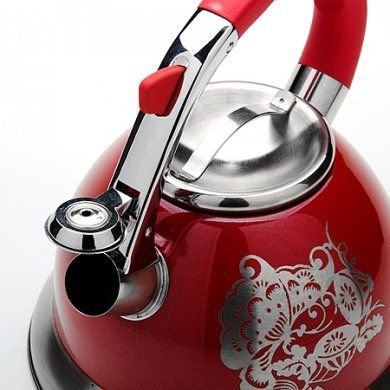 Чайник стальной со свистком Mayer & Boch (Германия), 2 литра, нержавеющая сталь - 2
