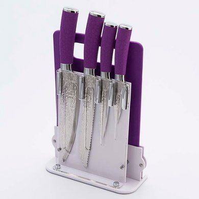 Набор ножей на подставке Mayer & Boch (Германия), 6 предметов, нержавеющая сталь - 1