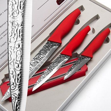 Набор ножей из нержавейки Mayer & Boch (Германия), 4 предмета, нержавеющая сталь - 1