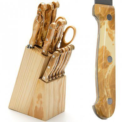 Набор ножей из 15 предметов Mayer & Boch (Германия), 15 предметов, нержавеющая сталь - 1