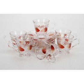 Стеклянный набор для чая Mayer & Boch (Германия), 12 предметов, стекло - 1