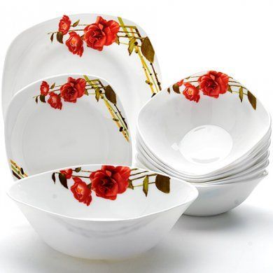 Набор стеклянной посуды на 6 персон Mayer & Boch (Германия), керамика - 1