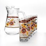 Набор стаканов с кувшином Mayer & Boch (Германия), стекло, 7 предметов - 1