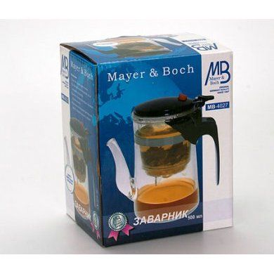 Заварочный стеклянный чайник Mayer &amp; Boch (Германия), стекло - 2