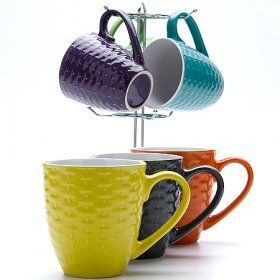 Набор чашек на подставке Mayer & Boch (Германия), 7 предметов, керамика - 1