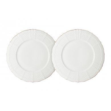 Набор из 2-х десертных тарелок костяной фарфор Colombo (Китай), 2 предмета, костяной фарфор - 1