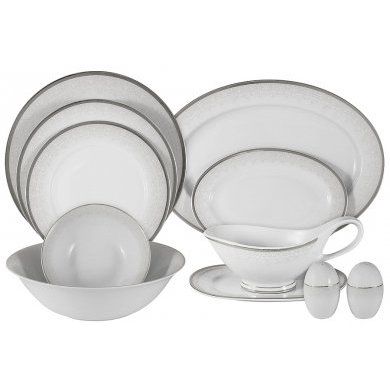 Обеденный сервиз-набор посуды на 12 персон Midori (Китай), фарфор - 1