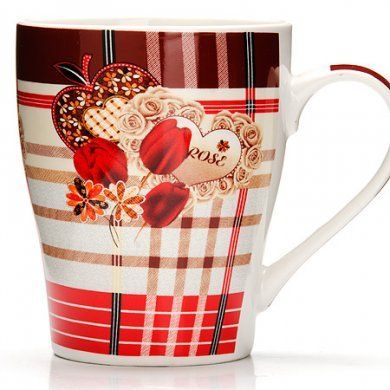 Кружка из костяного фарфора Mayer & Boch (Германия), 1 предмет, костяной фарфор - 1