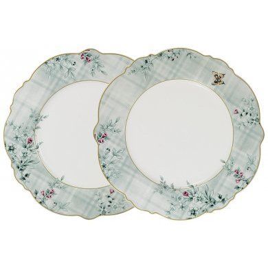 2 обеденные тарелки Anna Lafarg (Китай), фарфор, 2 предмета - 1