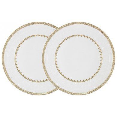 2 обеденные тарелки Colombo (Китай), костяной фарфор, 2 предмета - 1