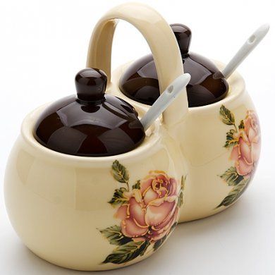 Соусник Mayer & Boch (Германия), доломит, 3 предмета - 1