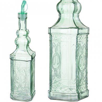 Стеклянная бутылка для масла Mayer & Boch (Германия), стекло - 3