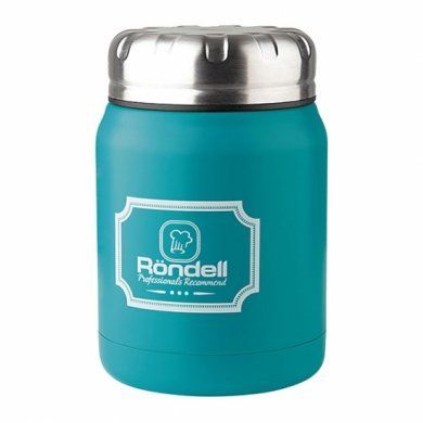 Термос для еды Rondell (Германия), нержавеющая сталь, менее 1 л -