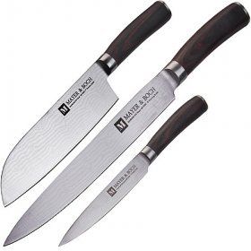 Набор ножей 3 штуки Mayer &amp; Boch (Германия), 3 предмета, нержавеющая сталь - 1