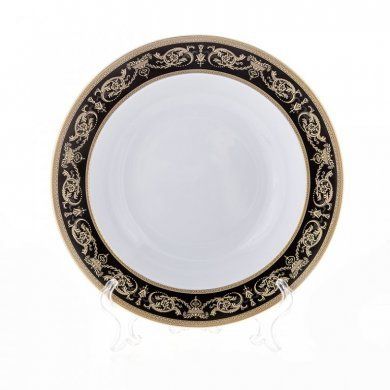Набор из 6-ти фарфоровых тарелок Bavarian Porcelain (Германия), фарфор, 6 предметов - 1