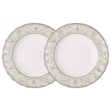 Набор из 2-х суповых тарелок Жозефина Colombo (Китай), костяной фарфор, 2 предмета - 1