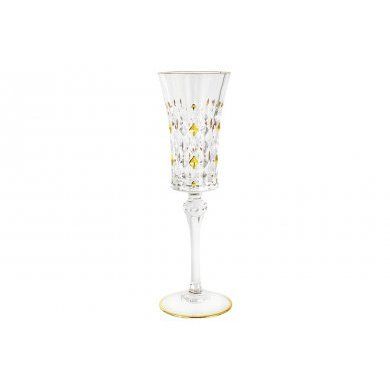 Набор: 6 бокалов для шампанского Same Decorazione (Италия), стекло, 6 предметов - 2