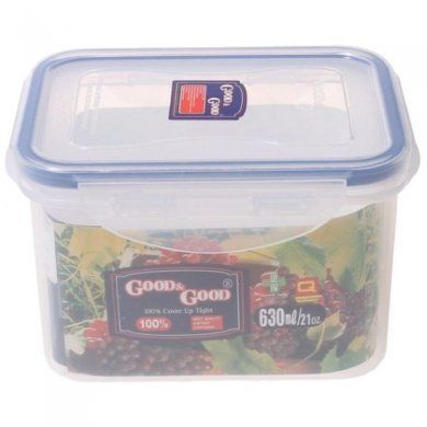 Пластиковый контейнер для продуктов с зажимом Good & (), пластик, - 1