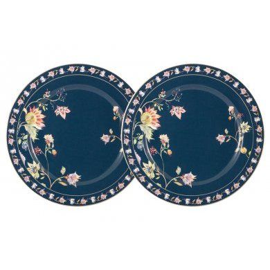 Набор закусочных тарелок Флора Anna Lafarg (Китай), фарфор, 2 предмета - 1