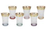 Набор стаканов для воды Цветная Флоренция 6 штук Same Decorazione (Италия), стекло, 6 предметов - 1