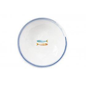 Тарелка суповая Морской берег Nuova R2S (Италия), фарфор, 1 предмет -